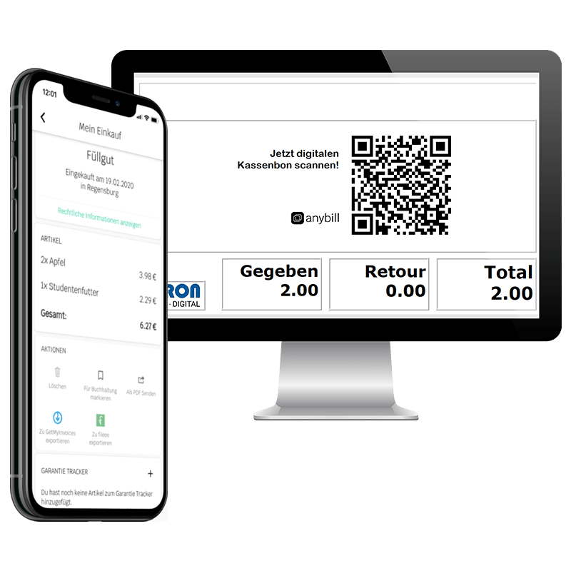 Digitaler Kassenbeleg