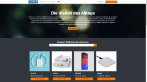 ETRON onRetail All-in-One-Lösung Screenshot Startseite